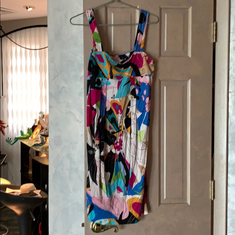 Dvf Multi-Color Balloon Dress
